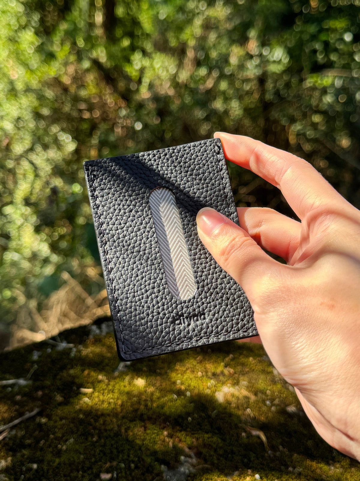 ciiyaa Lychee Cowhide Key Card Case
