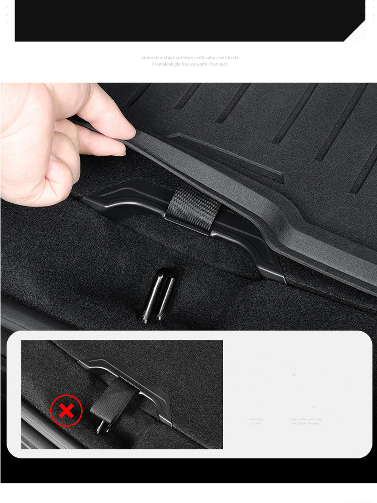 ciiyaa Trunk Load Floor Puller for Tesla Y Juniper 25+
