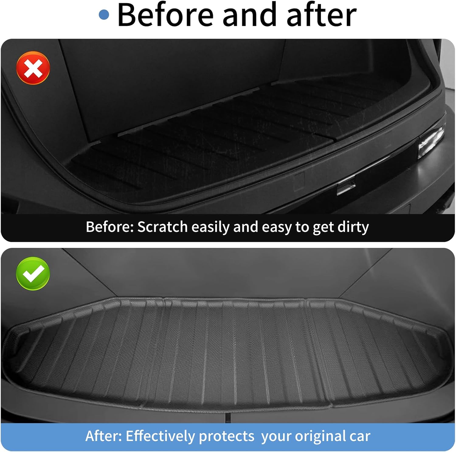 ciiyaa Front & Rear Trunk Mats for Cybertruck