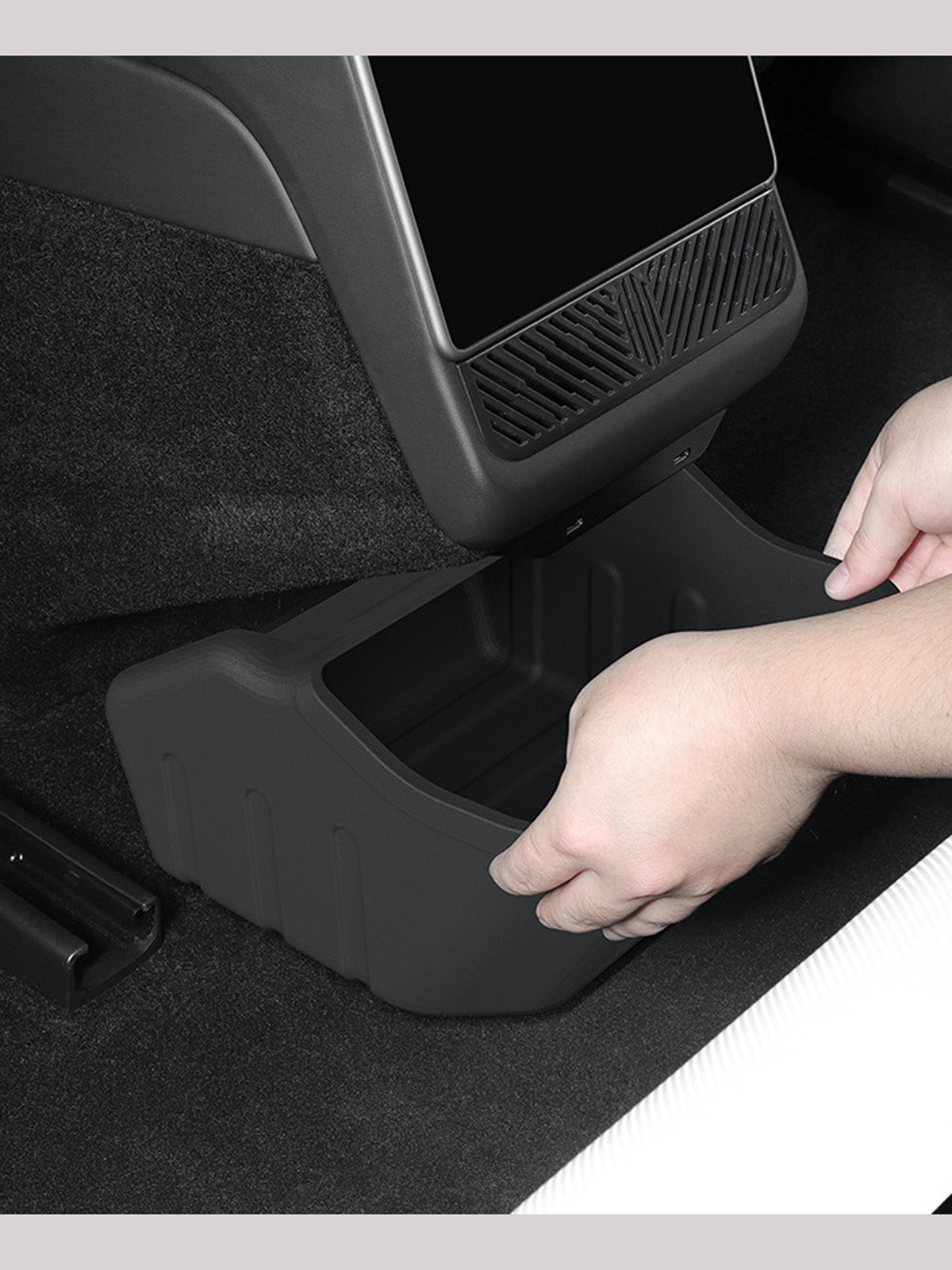 ciiyaa Center Console Backseat Storage Box for Tesla Model 3 Highland 24+