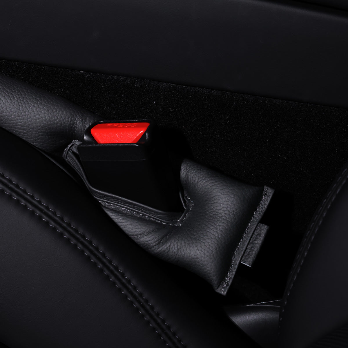 ciiyaa Lychee Cowhide Seat Gap Plug