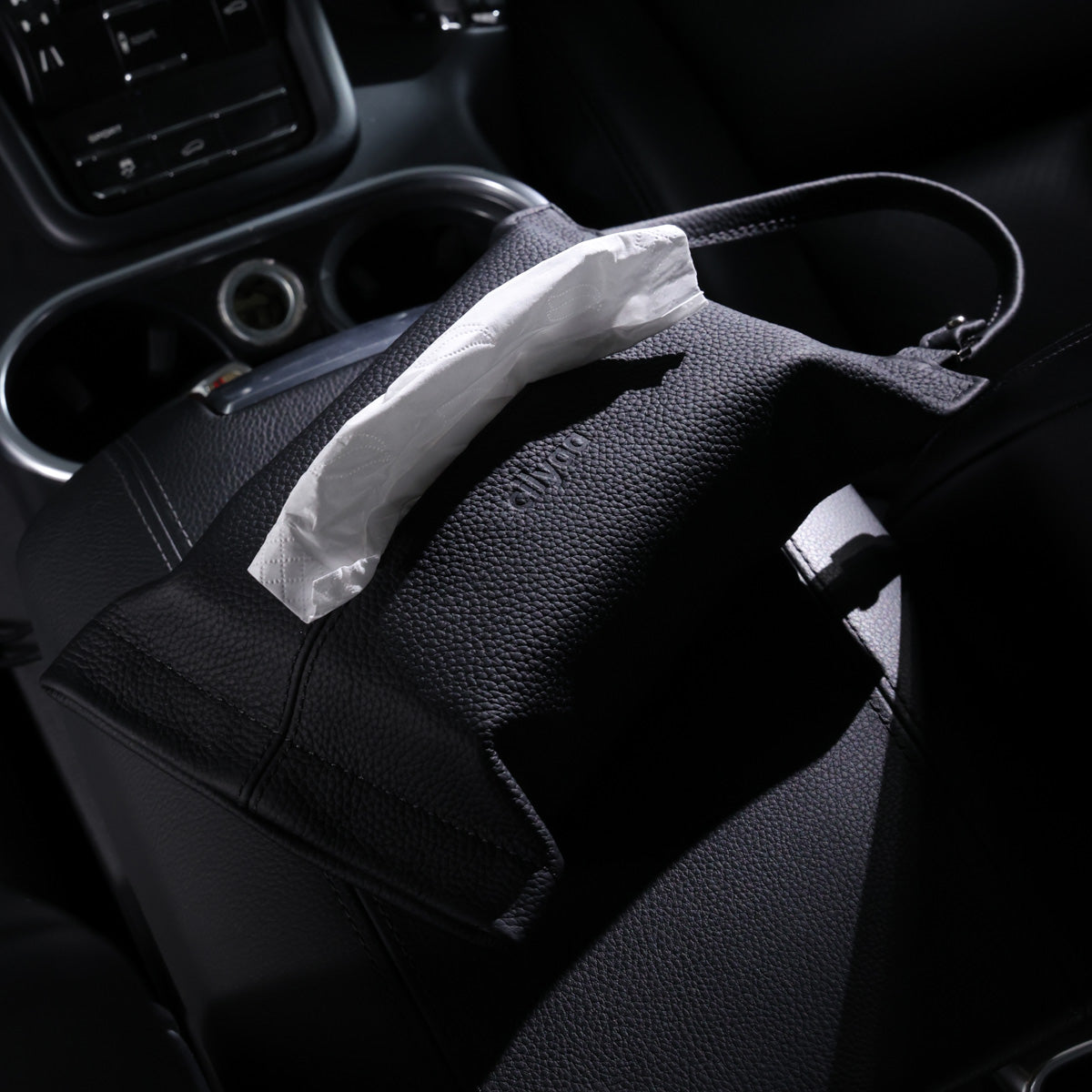 ciiyaa Lychee Cowhide Tissue Holder - Type C