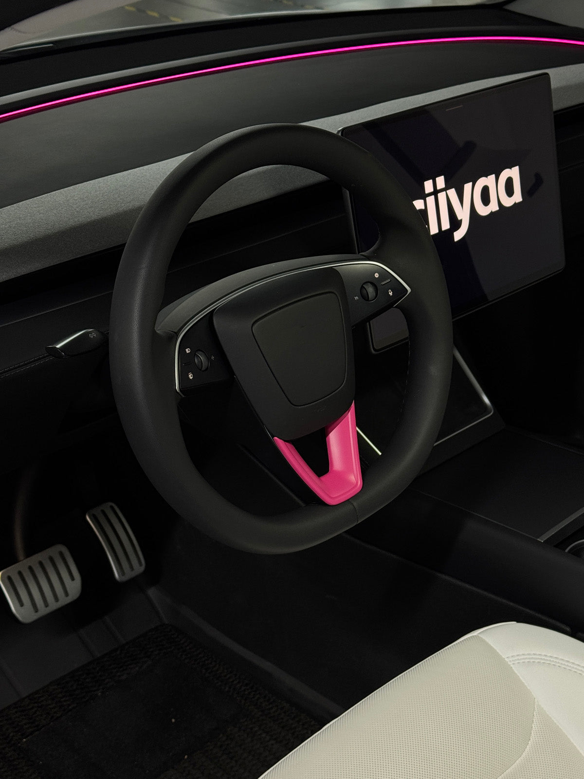 ciiyaa PureDeco Beetroot Purple Interior Package  for Tesla Model 3 Highland 24+ / Y Juniper 25+