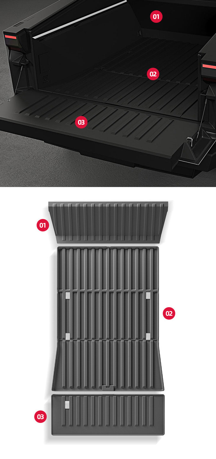 ciiyaa Front & Rear Trunk Mats for Cybertruck