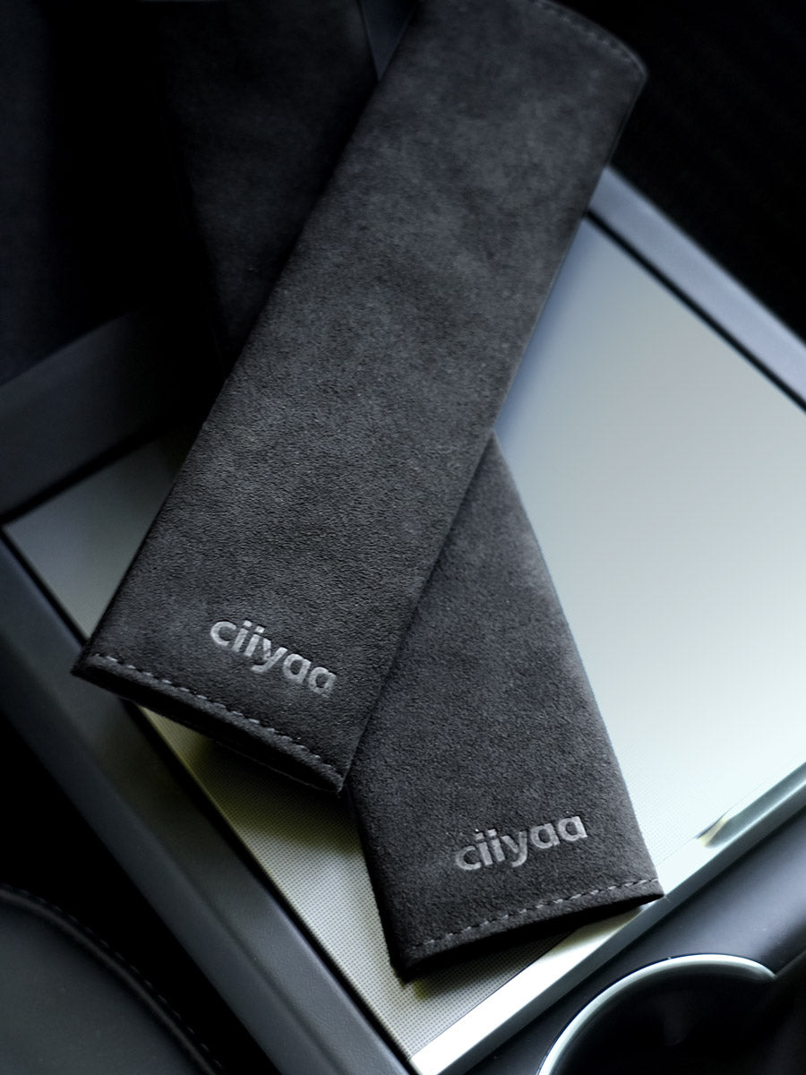 ciiyaa Alcantara Seat Belt Cover