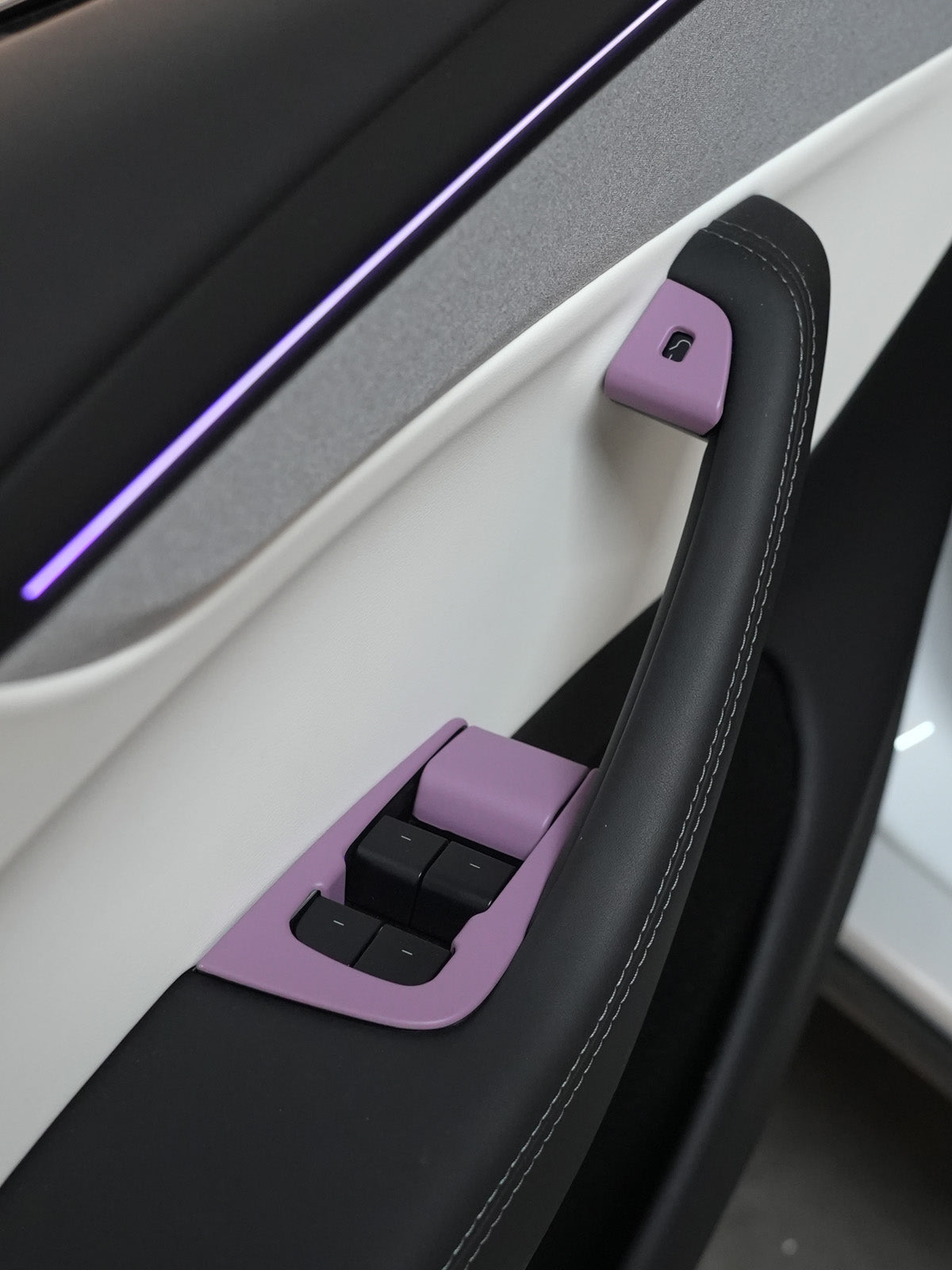 ciiyaa PureDeco Raspberry Violet Interior Package  for Tesla Model 3 Highland 24+ / Y Juniper 25+