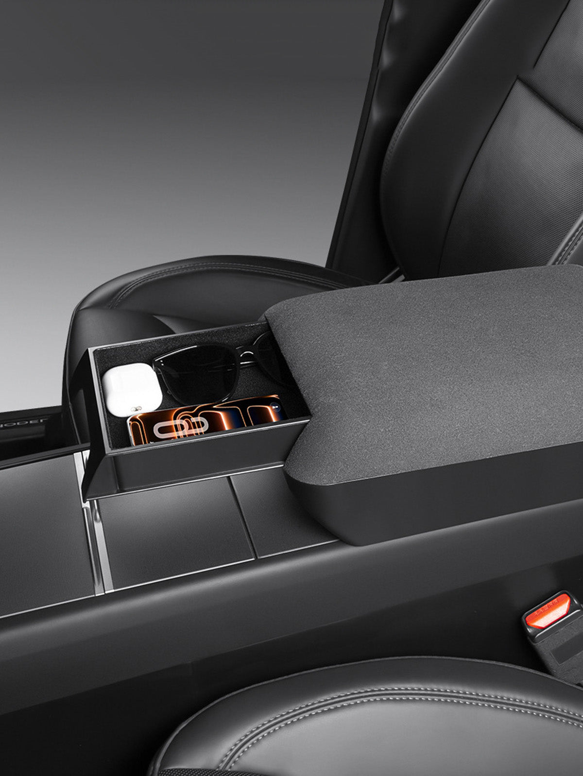 ciiyaa Armrest Riser Storage Box for Tesla Model 3 Highland 24+ / Y Juniper 25+ / YL(25-26)