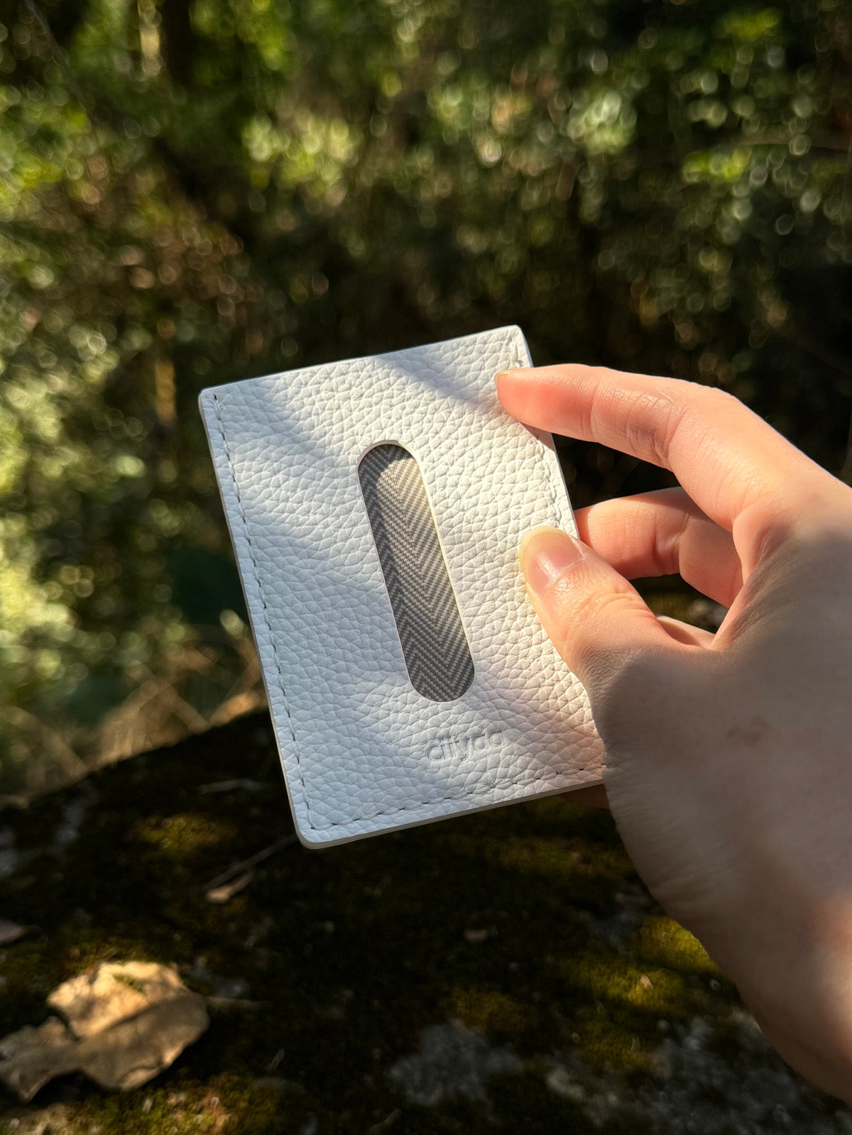 ciiyaa Lychee Cowhide Key Card Case