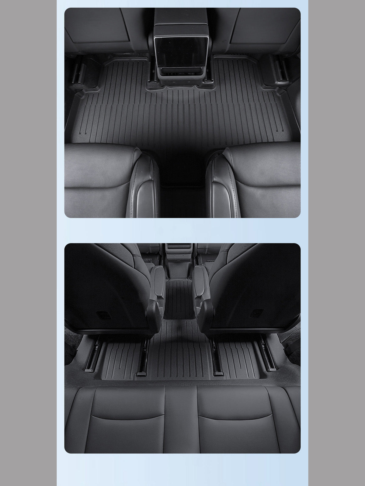 ciiyaa Aluminum Alloy Heavy Duty Floor Mats  for Tesla Model Y Juniper 25+ / YL(25-26)