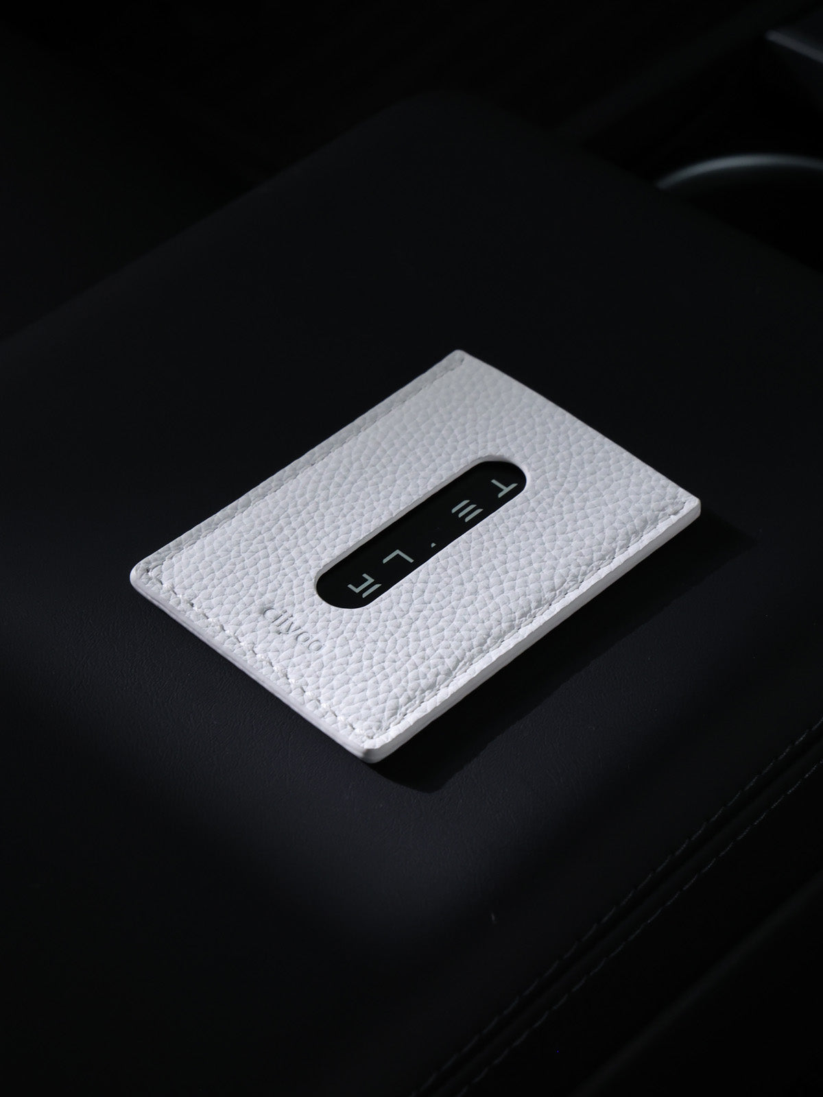 ciiyaa Lychee Cowhide Key Card Case