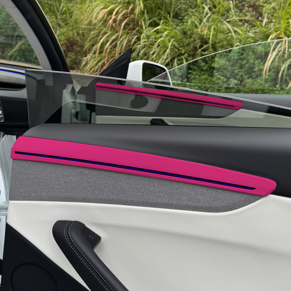 ciiyaa PureDeco Beetroot Purple Interior Package  for Tesla Model 3 Highland 24+ / Y Juniper 25+