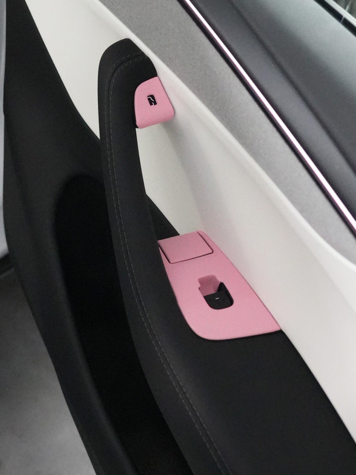 ciiyaa PureDeco Sakura Pink Interior Package  for Tesla Model 3 Highland 24+ / Y Juniper 25+