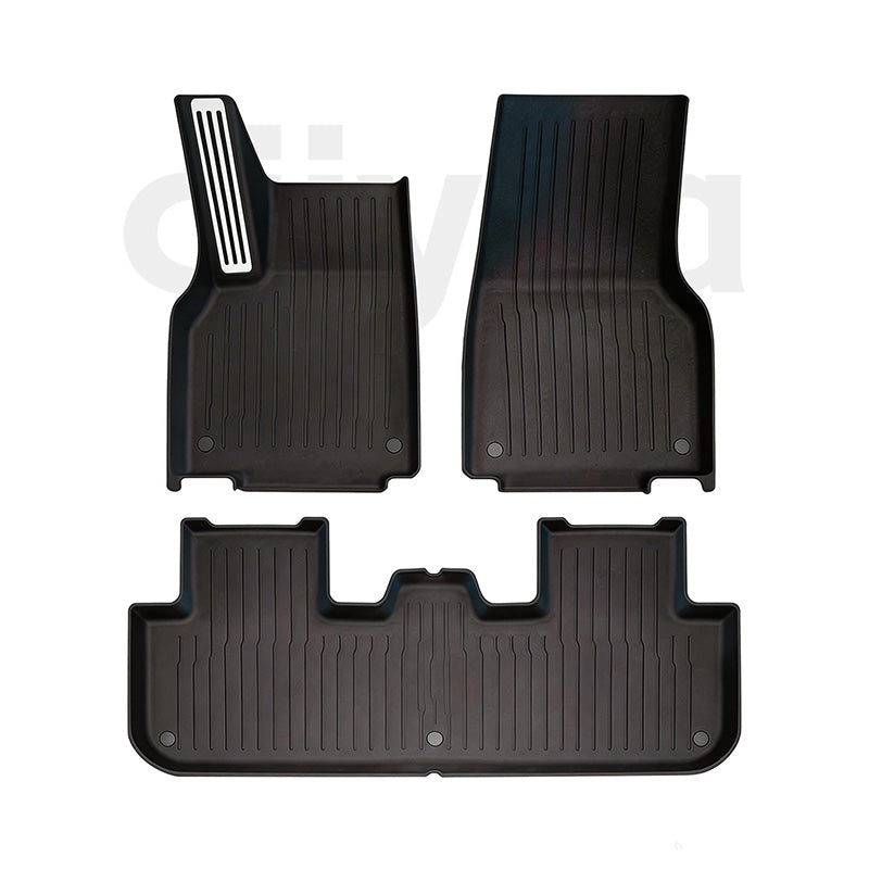 ciiyaa Aluminum Alloy Heavy Duty Floor Mats  for Tesla Model Y Juniper 25+ / YL(25-26)