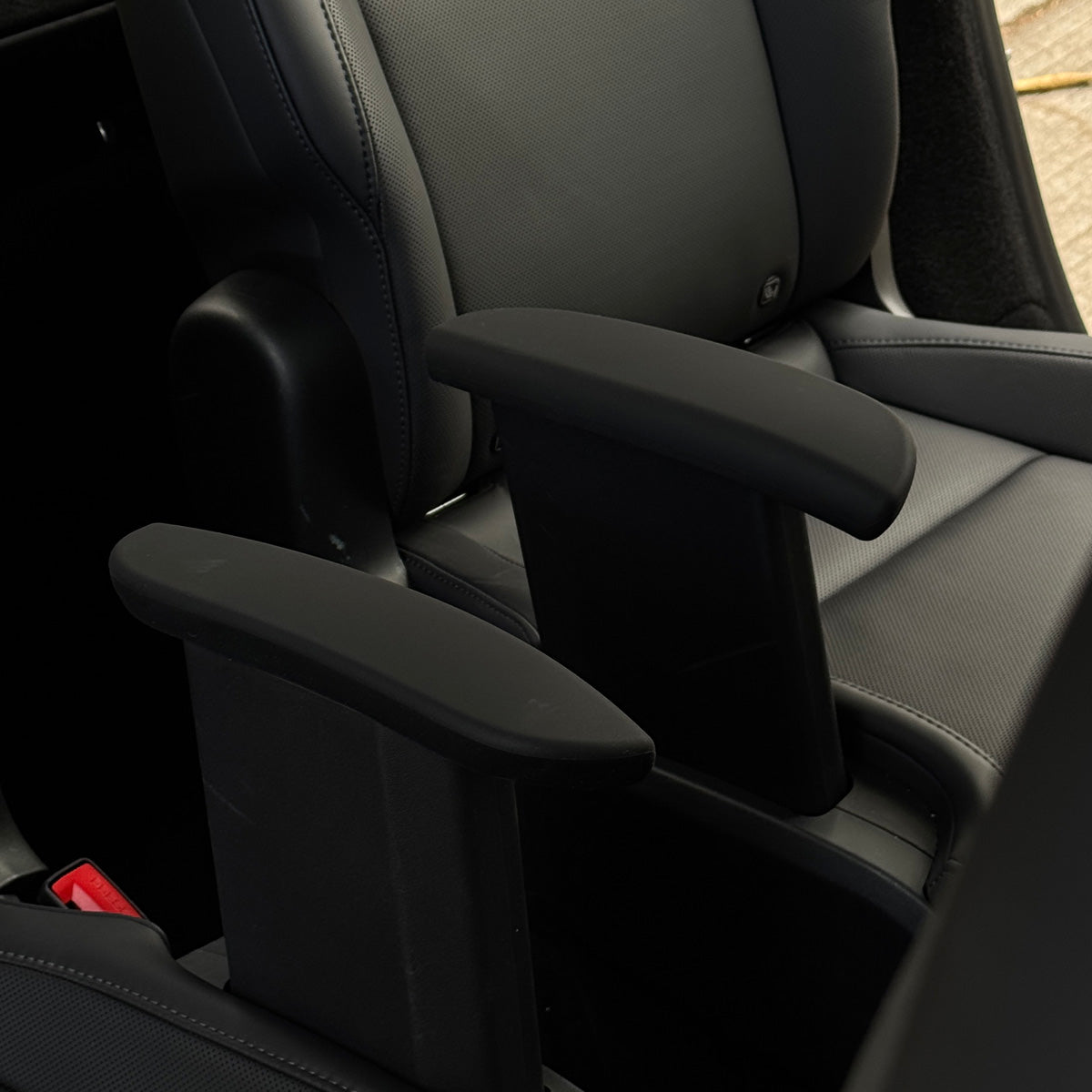 ciiyaa Rear Seats Soft Armrest Covers for Tesla Model YL(25-26)