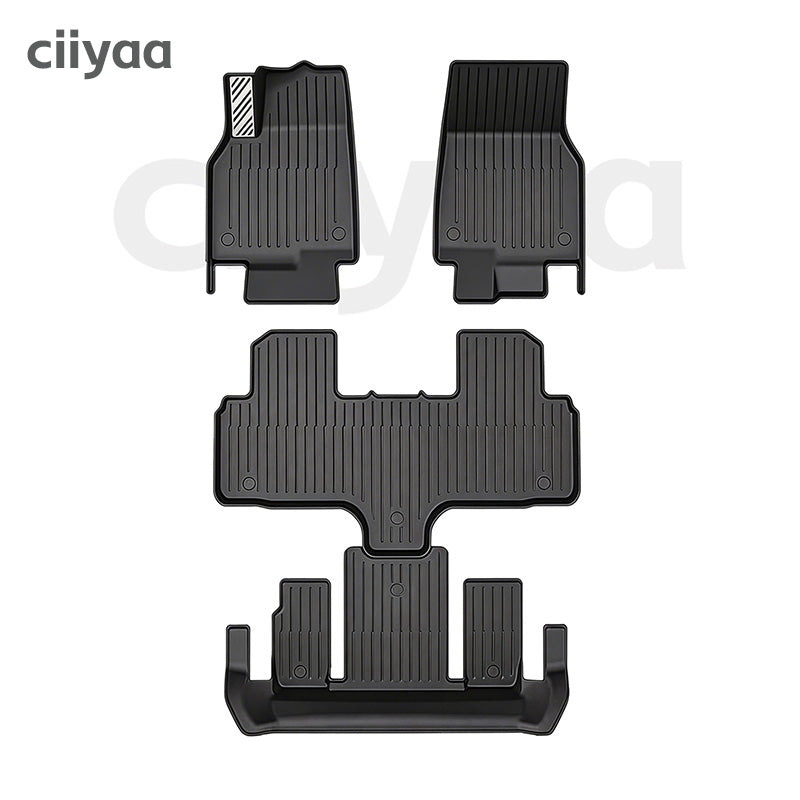 ciiyaa Aluminum Alloy Heavy Duty Floor Mats  for Tesla Model Y Juniper 25+ / YL(25-26)