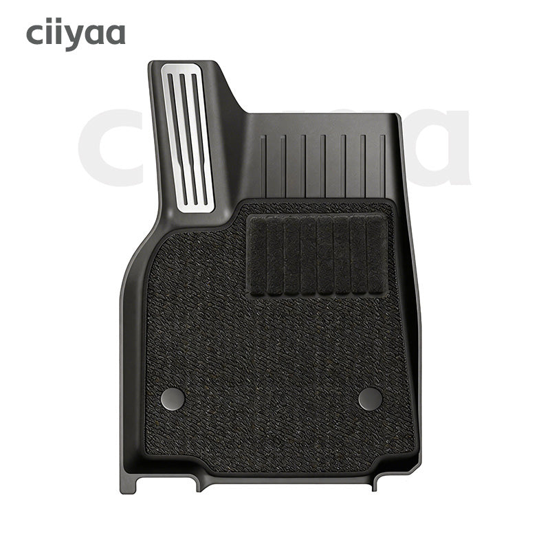 ciiyaa Aluminum Alloy Heavy Duty Floor Mats  for Tesla Model Y Juniper 25+ / YL(25-26)