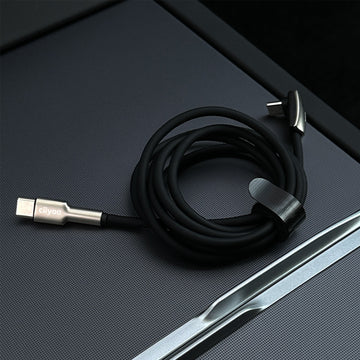 ciiyaa Soft Right Angle USB C Cable