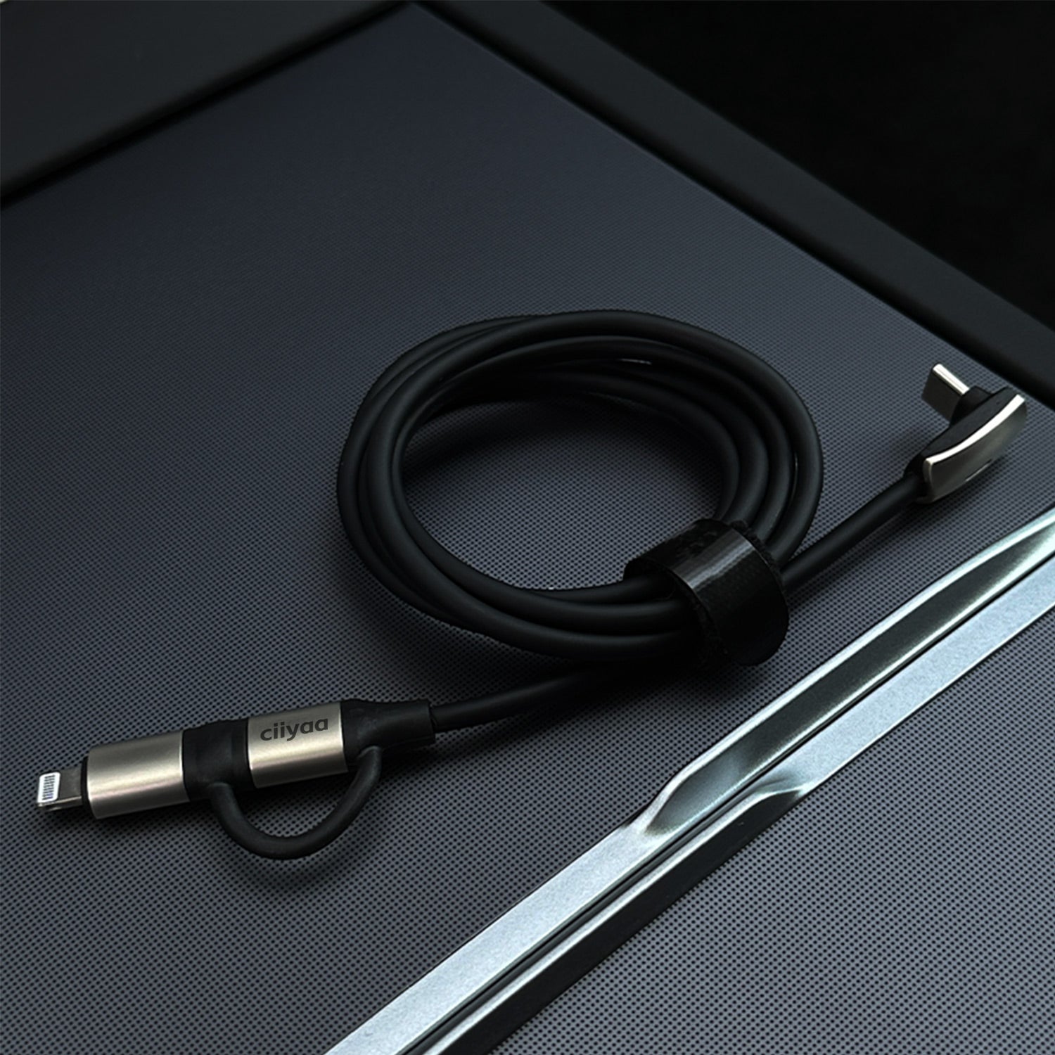 ciiyaa Soft Right Angle USB C Cable