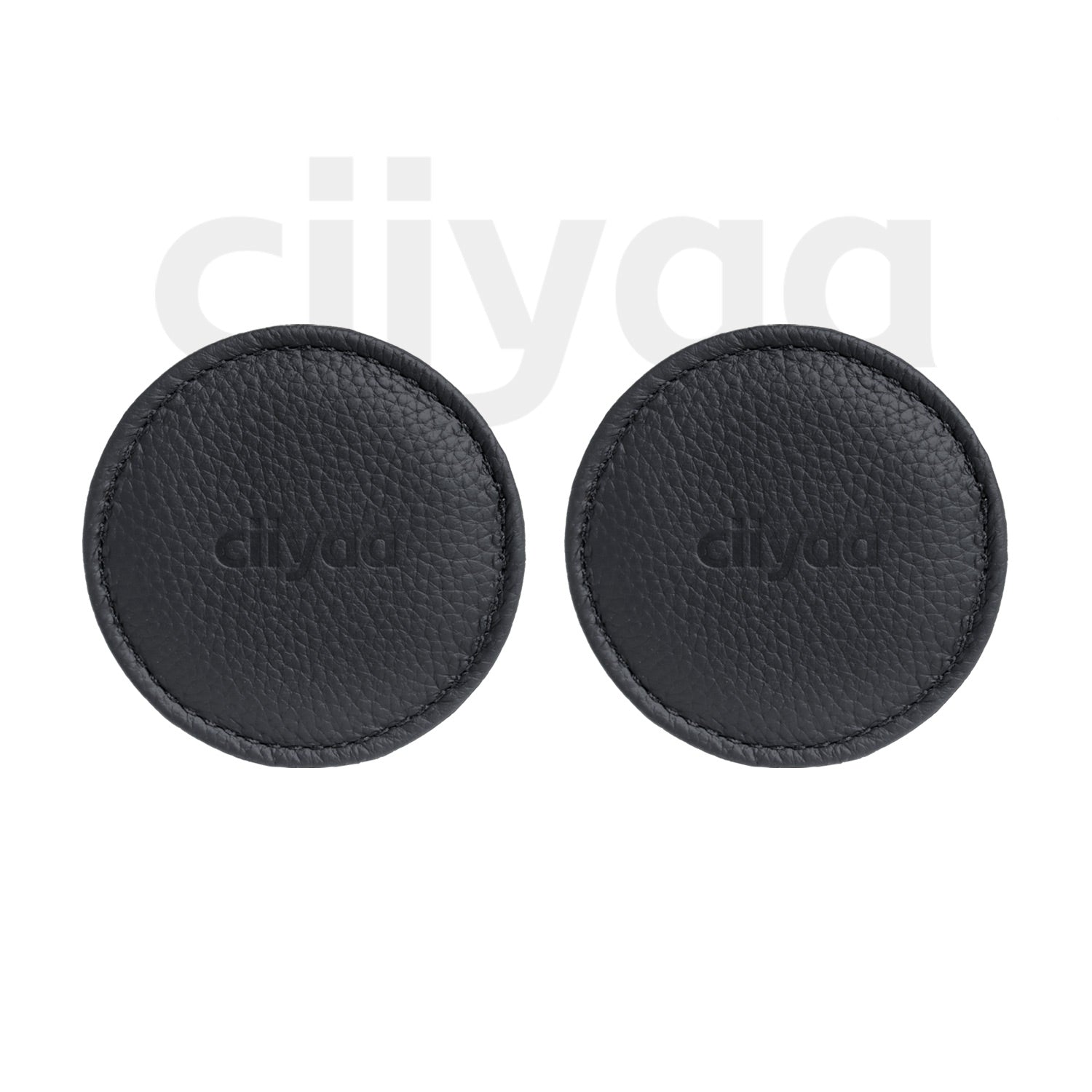 ciiyaa Lychee Cowhide Cup Mats
