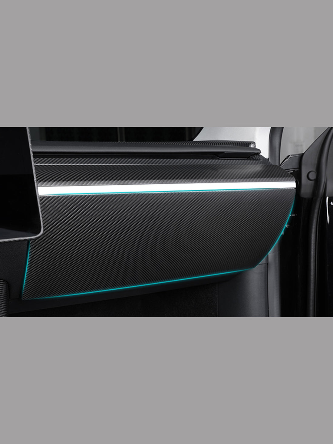 ciiyaa Carbon Fiber Glove Box Cover for Tesla Model 3 Highland 24+