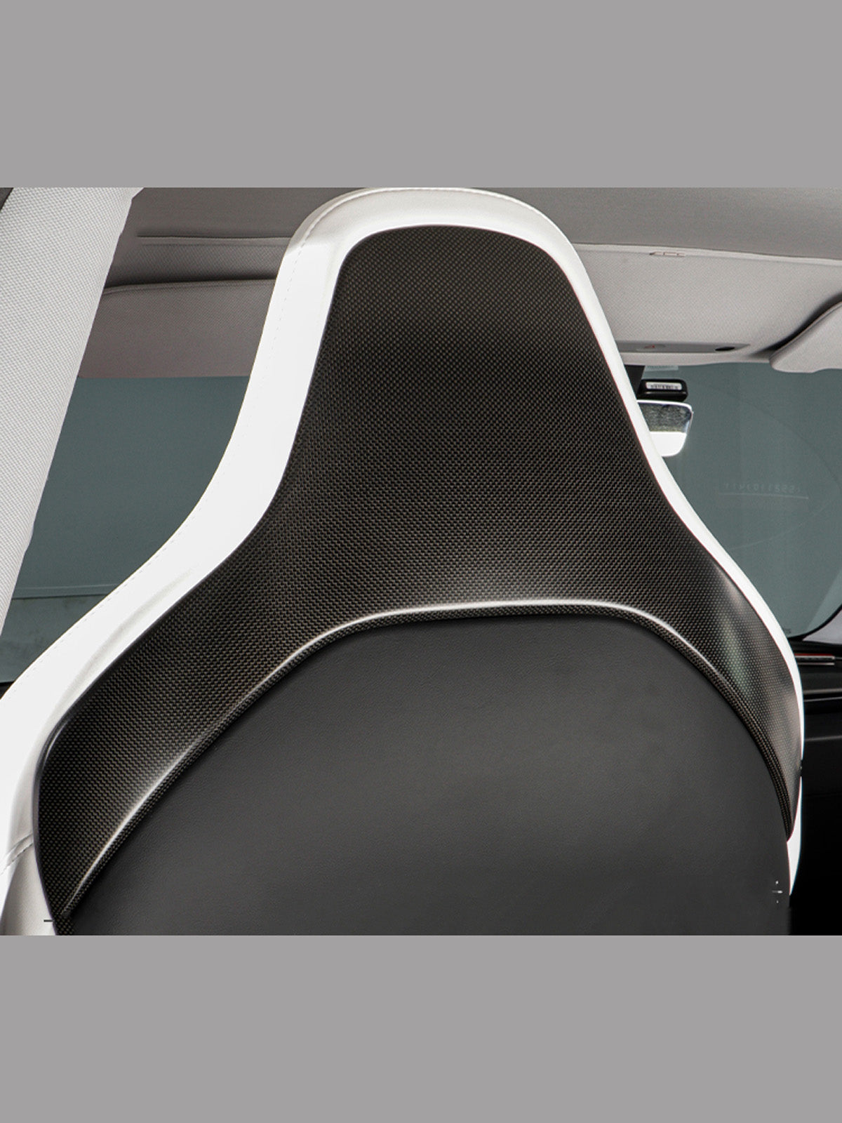 ciiyaa Carbon Fiber SeatBack Upper Cover for Tesla Model 3 Highland (24-26 Performance Only)