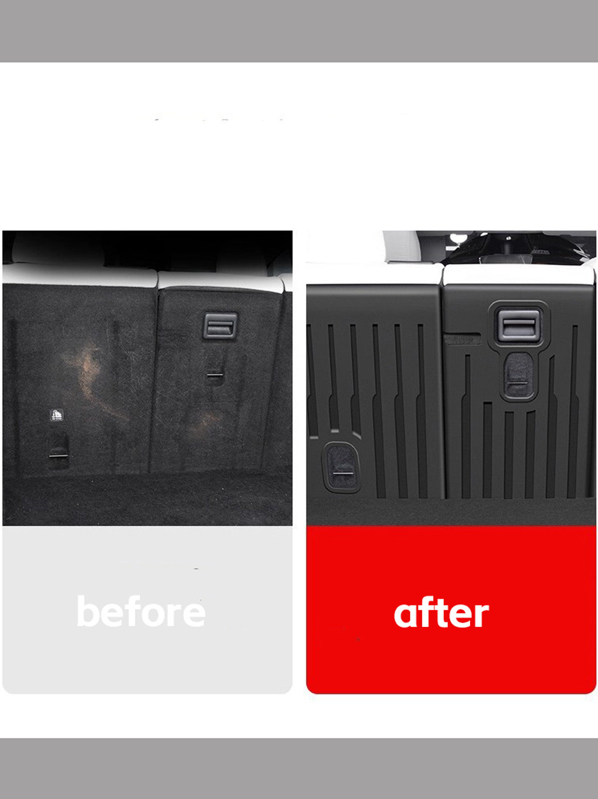 Rear Seats Back Mats for Tesla Model 3(21-26) / Y(20-26)