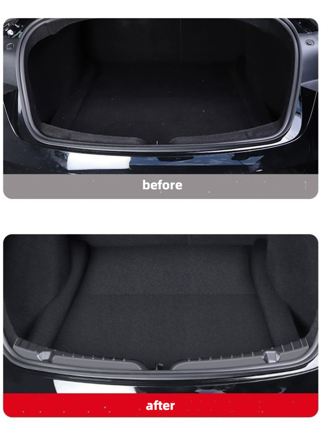 Soft Trunk Sill Cover for Tesla Model 3(21-26) / Y(20-26)