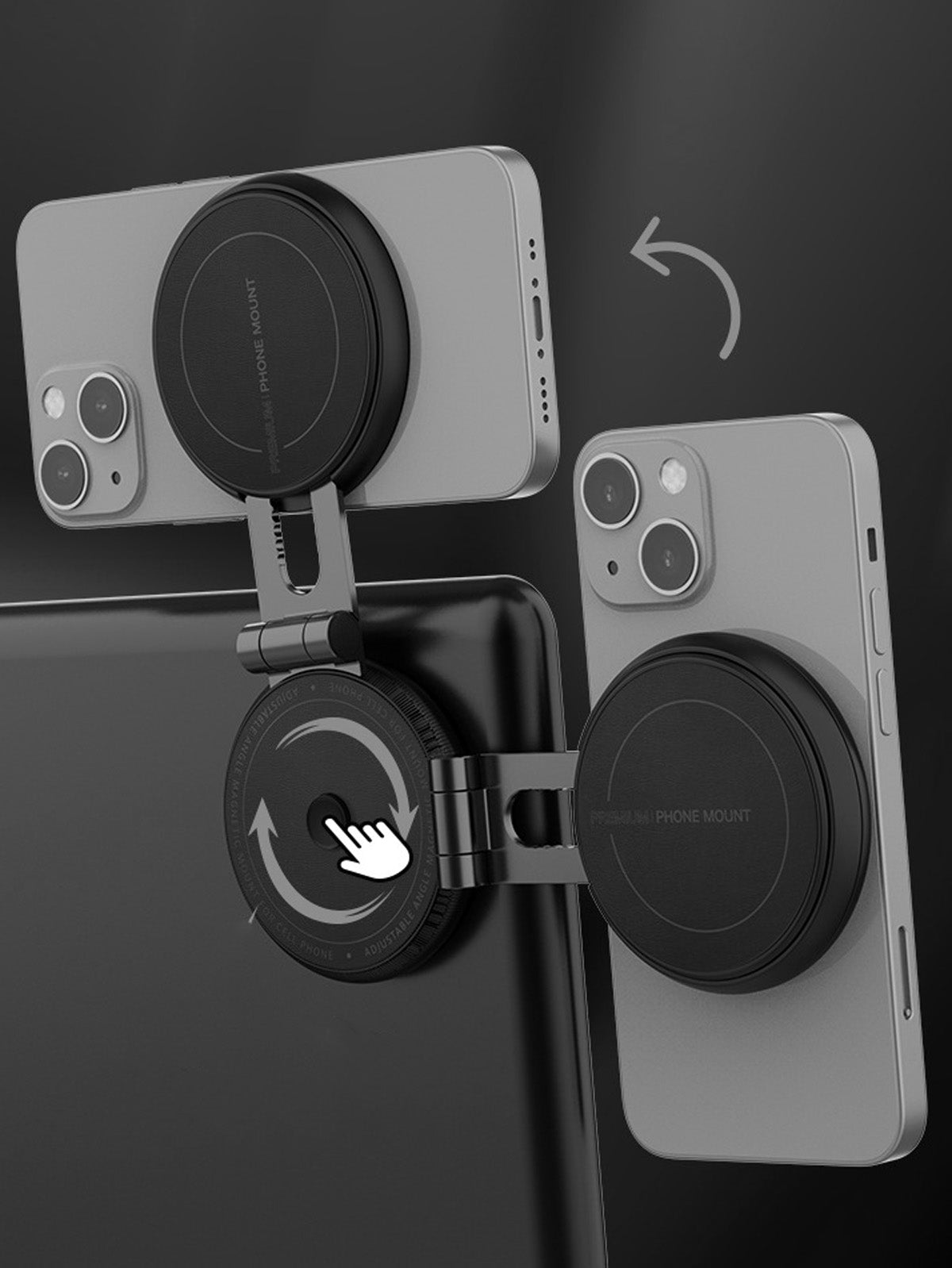 ciiyaa Foldable Cellphone Holder MagSafe Charging Mount