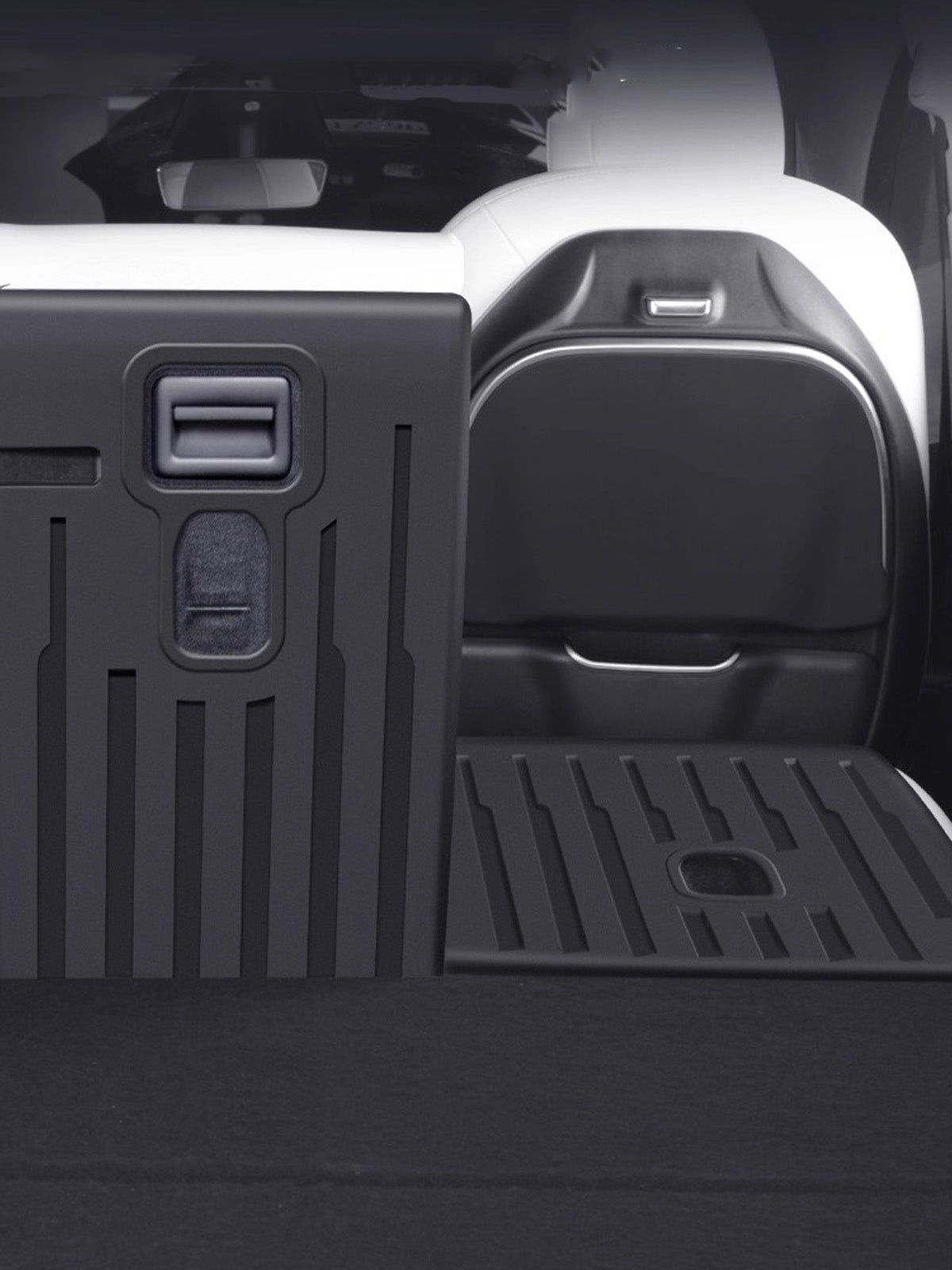 ciiyaa Rear Seats Back Mats for Tesla Model 3(21-Now) / Y(20-Now) / YL