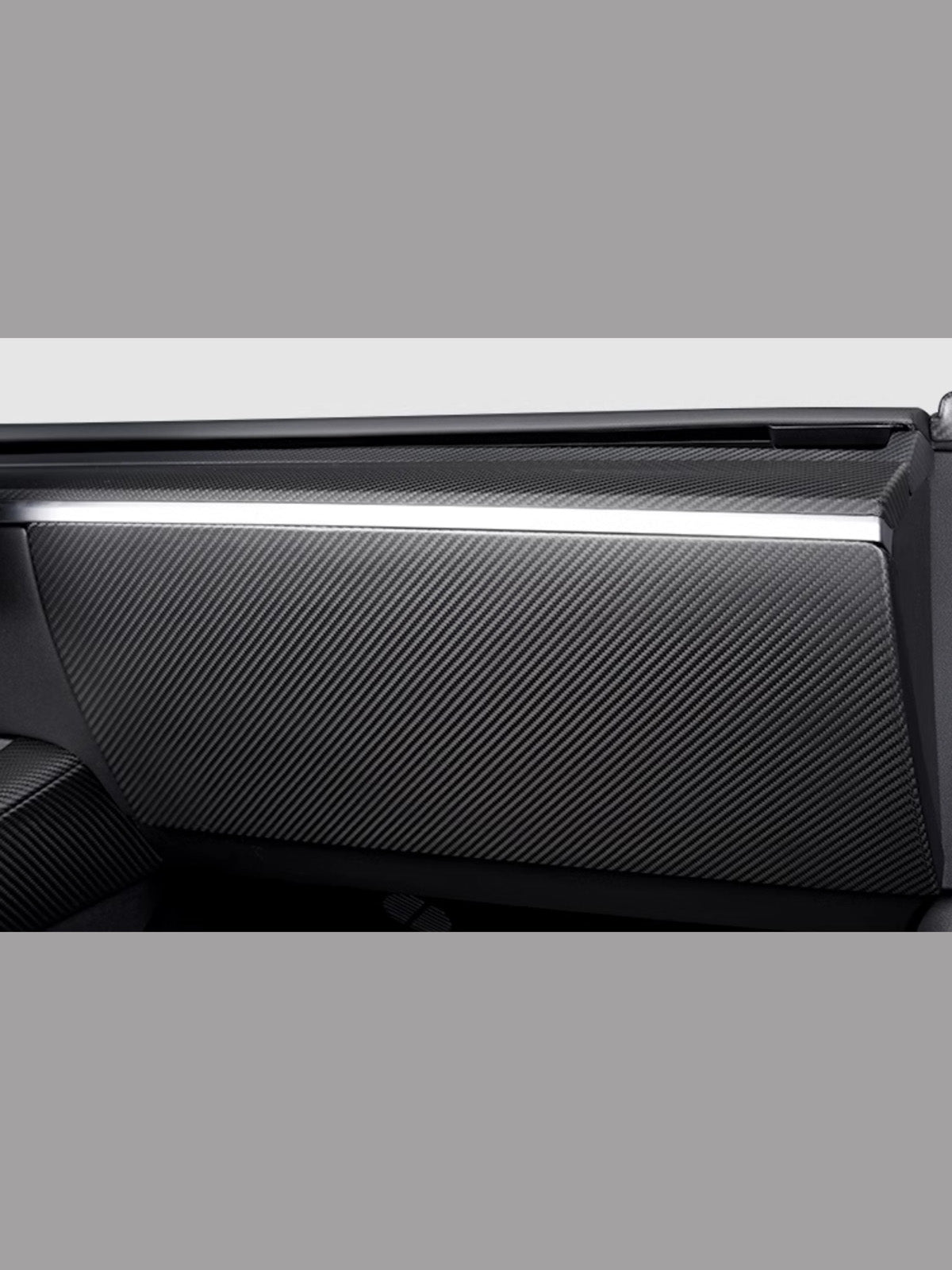 ciiyaa Carbon Fiber Glove Box Cover for Tesla Model 3 Highland 24+