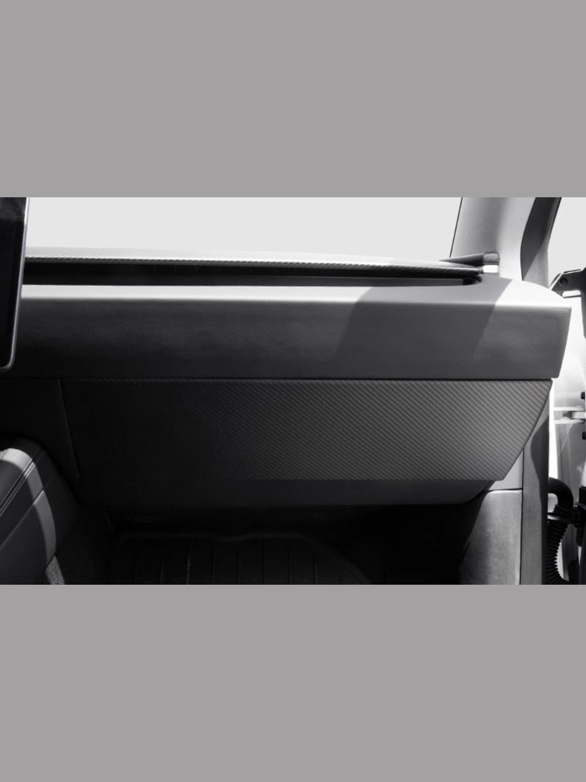 ciiyaa Carbon Fiber Glove Box Cover for Tesla Model 3 Highland 24+
