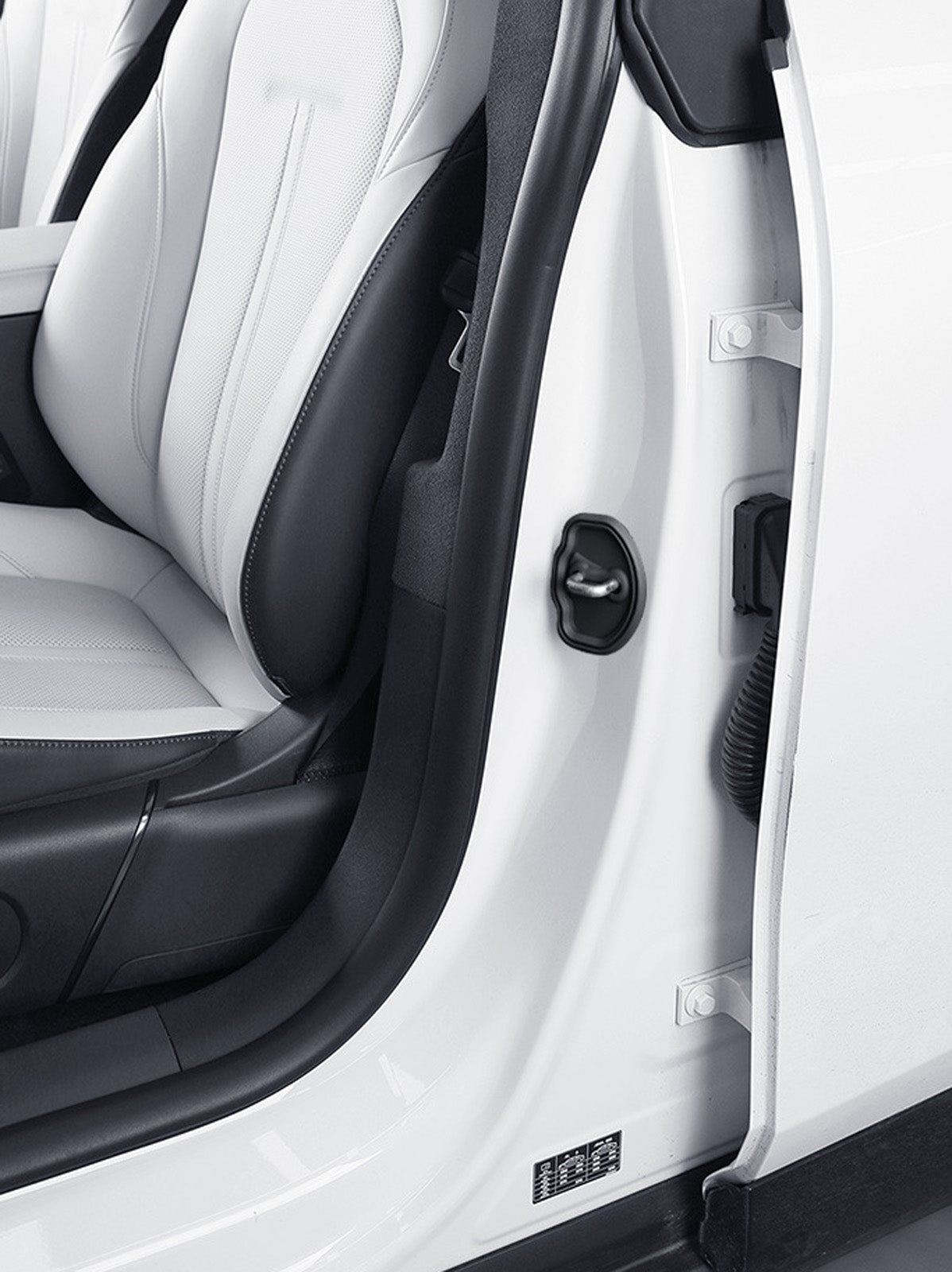 ciiyaa Soft Door Lock Cover for Tesla Model 3/Y/S/X/YL(25-26)
