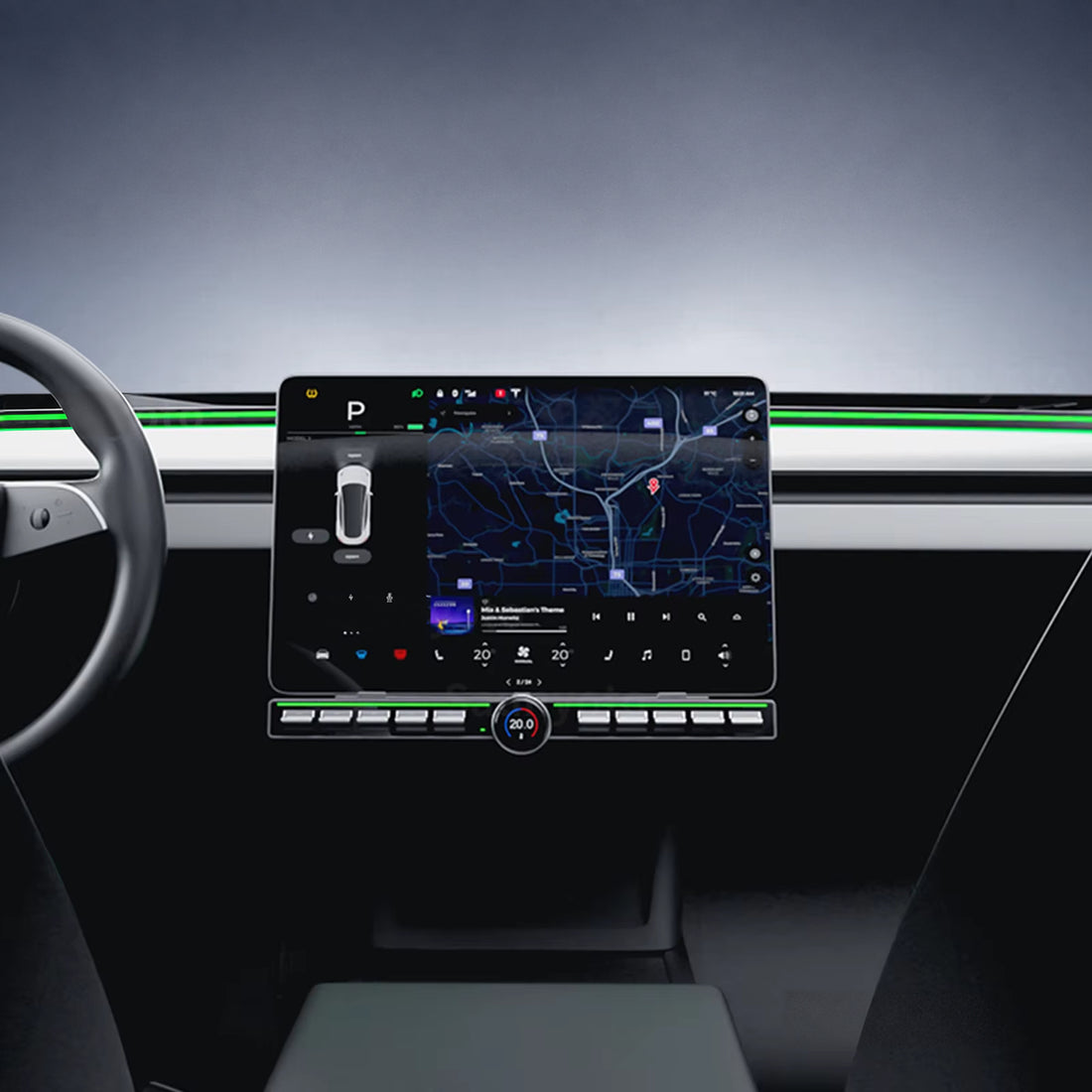 Center Screen Physical Button Controller for Tesla - CXQ01.jpg
