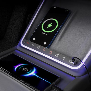 Wireless Charging Smart Button with Ambient Light for Tesla - CXQ01.jpg