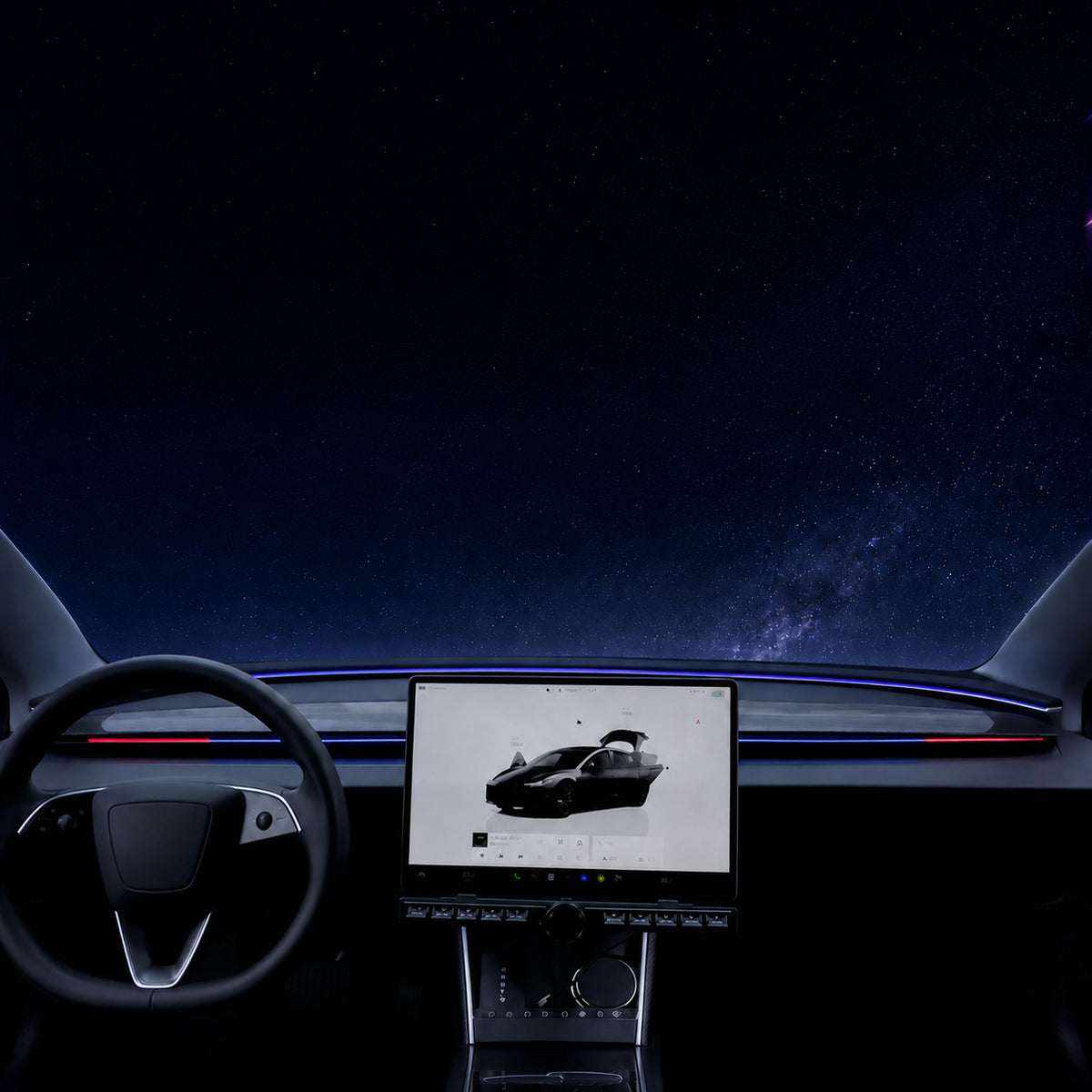 Dashboard Ambient Light with BSD System for Tesla - CXQ01.jpg