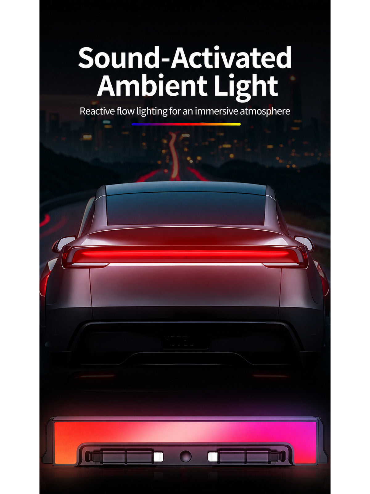 RGB Ambient Light Retractable Center Console Charger for Tesla - CXQ02.jpg