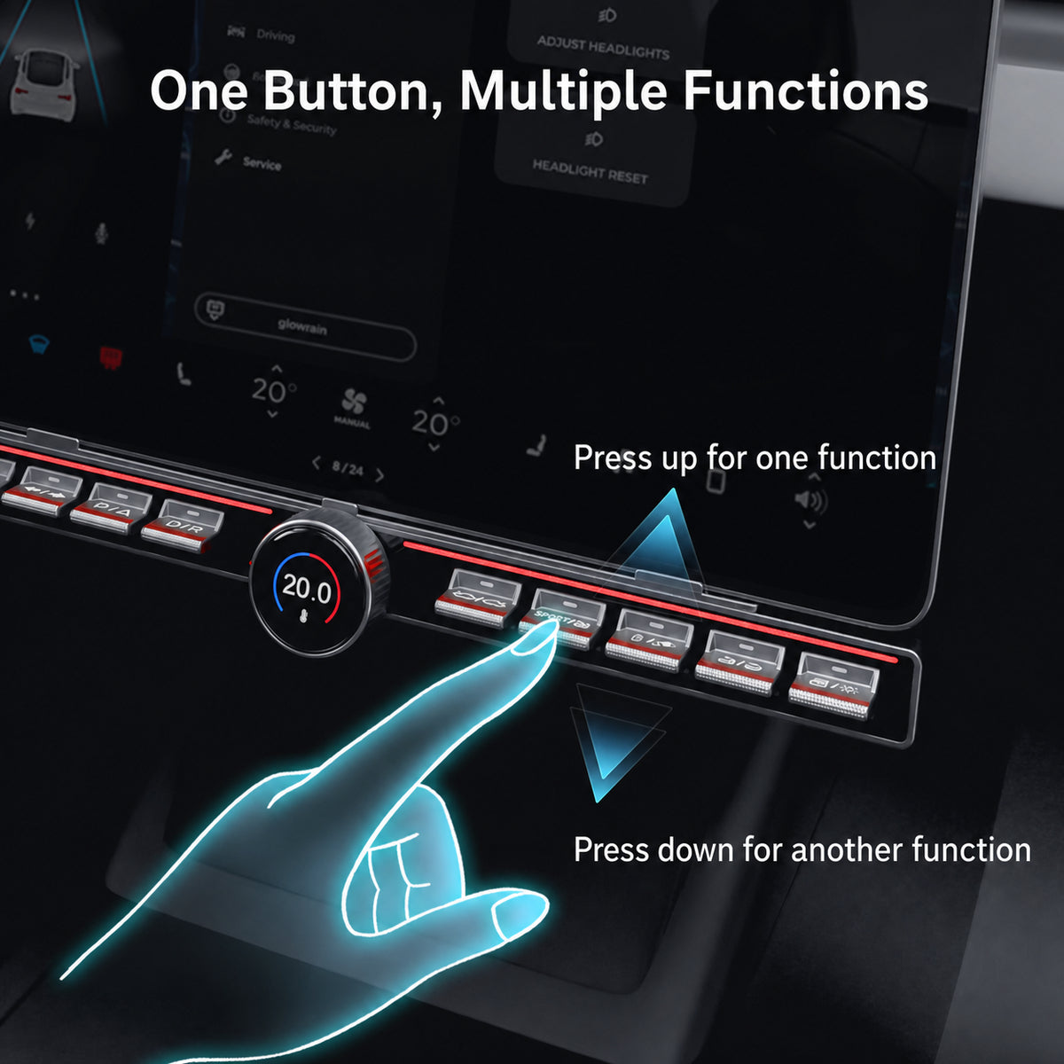 Center Screen Physical Button Controller for Tesla - CXQ02.jpg
