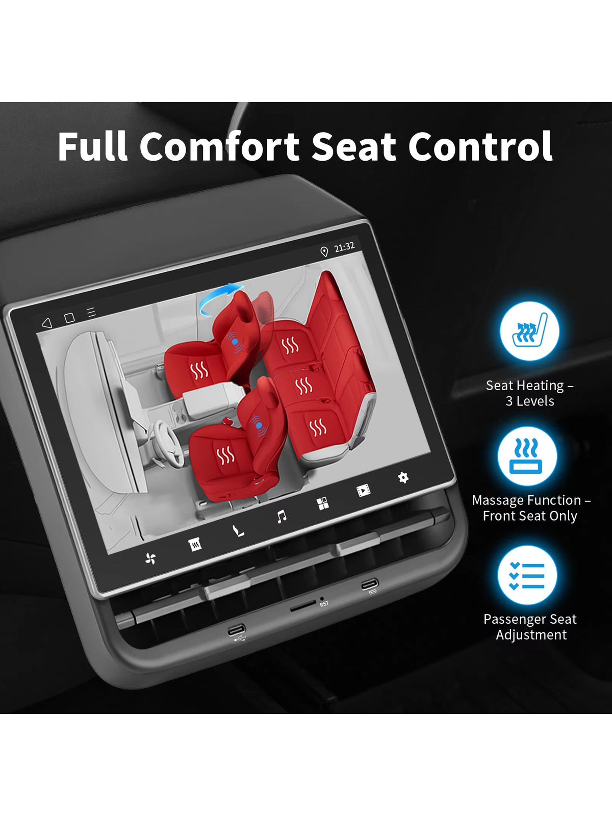 8.66-Inch Android Rear Entertainment Screen for Tesla - CXQ05.jpg