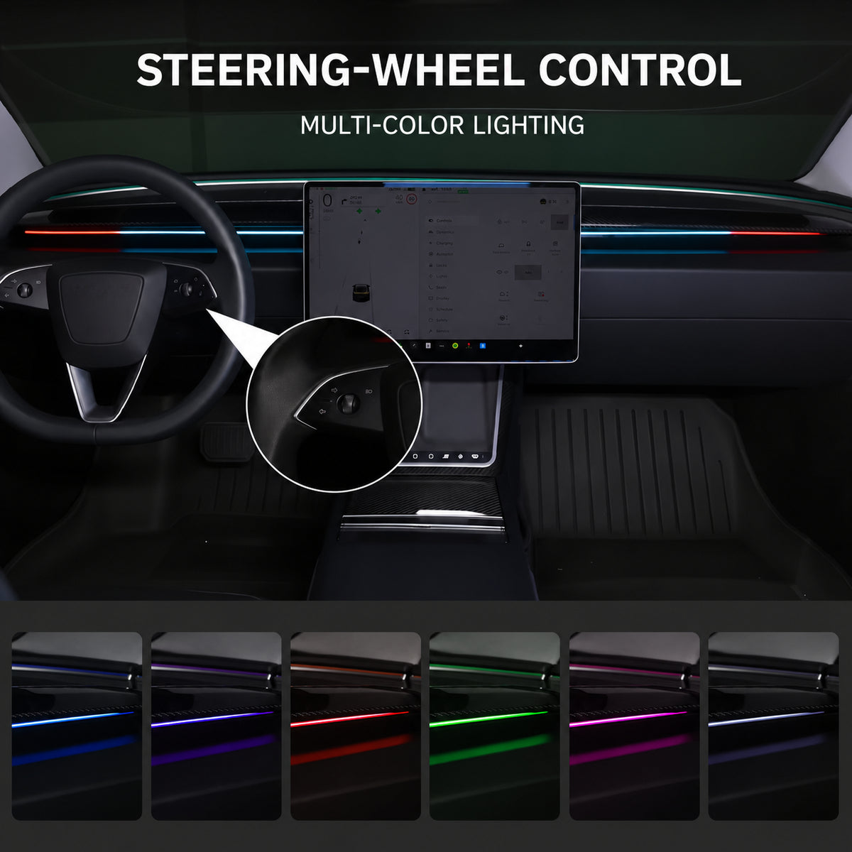 Dashboard Ambient Light with BSD System for Tesla - CXQ06.jpg