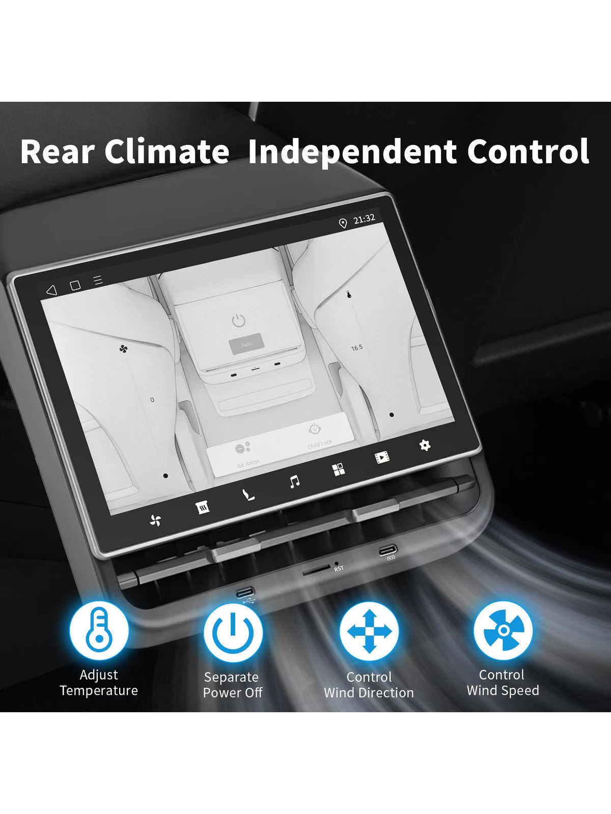 8.66-Inch Android Rear Entertainment Screen for Tesla - CXQ06.jpg