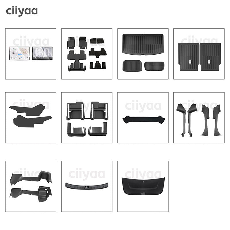 ciiyaa Rear Trunk Tailgate Guard for Tesla Model 3(24-26) / Y(20-26) / YL(25-26)