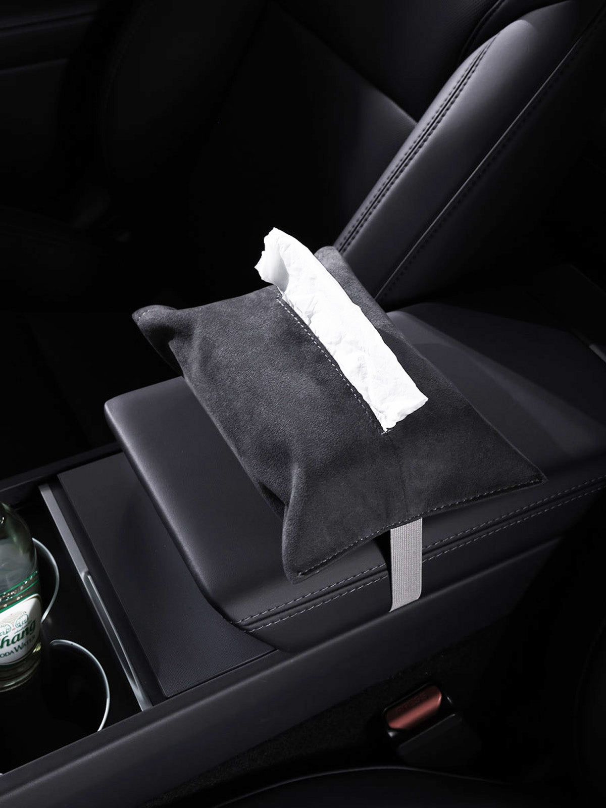 ciiyaa Alcantara Flat Tissue Holder