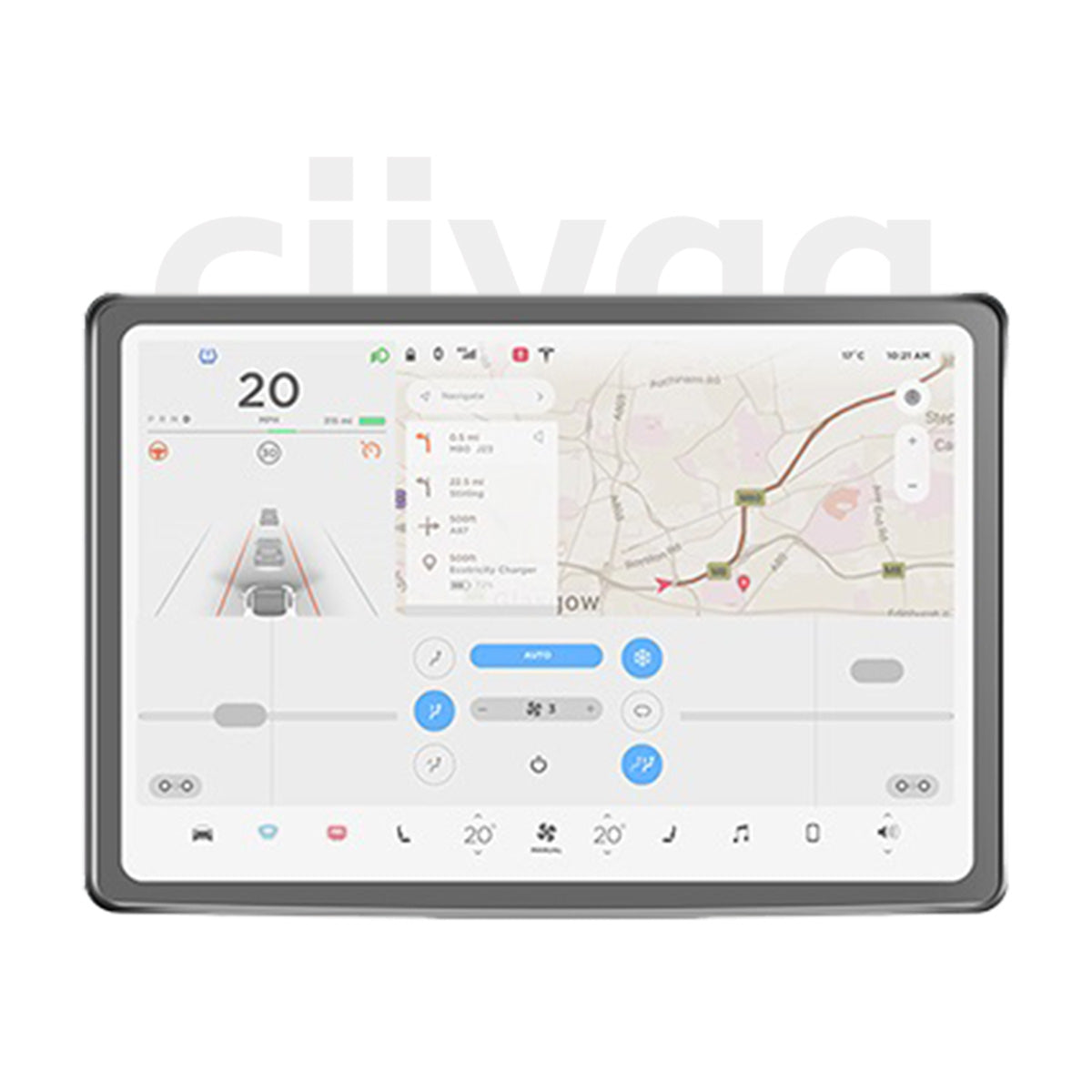 Tempered Glass Screen Protector for Tesla Model 3(21-26) / Y(20-26)