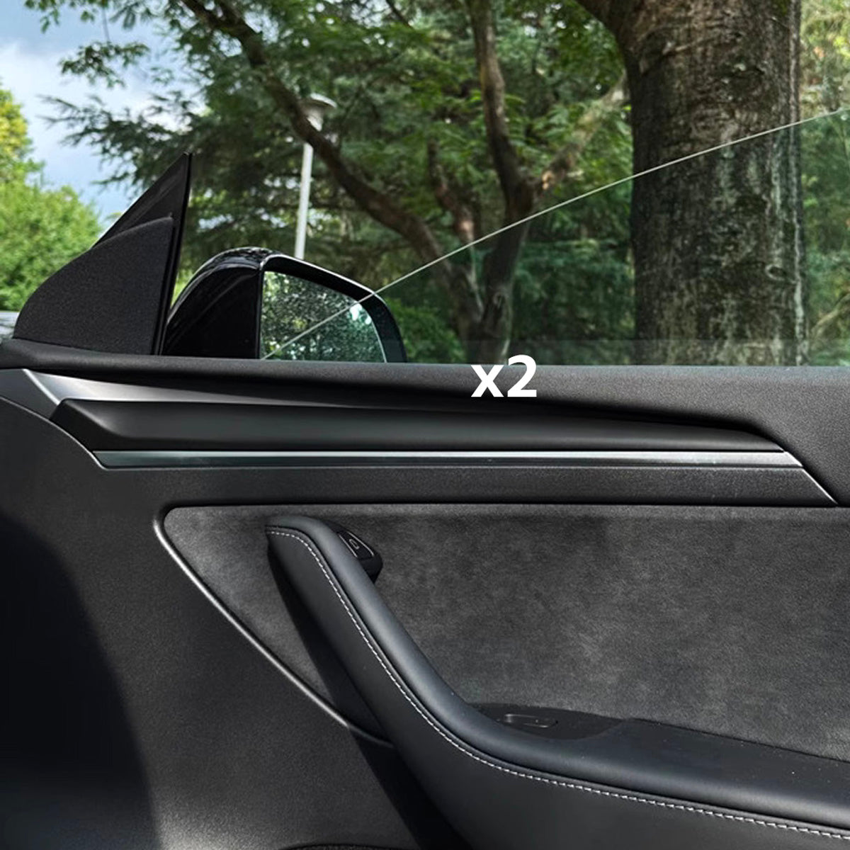 ciiyaa PureDeco Door Cover for Tesla Model Y(20-26) / YL(25-26)