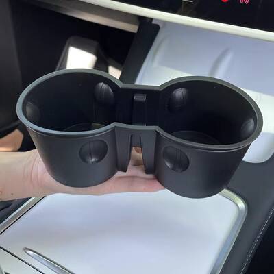 Soft Center Console Cup Holder for Tesla Model 3(21-26) / Y(20-26)