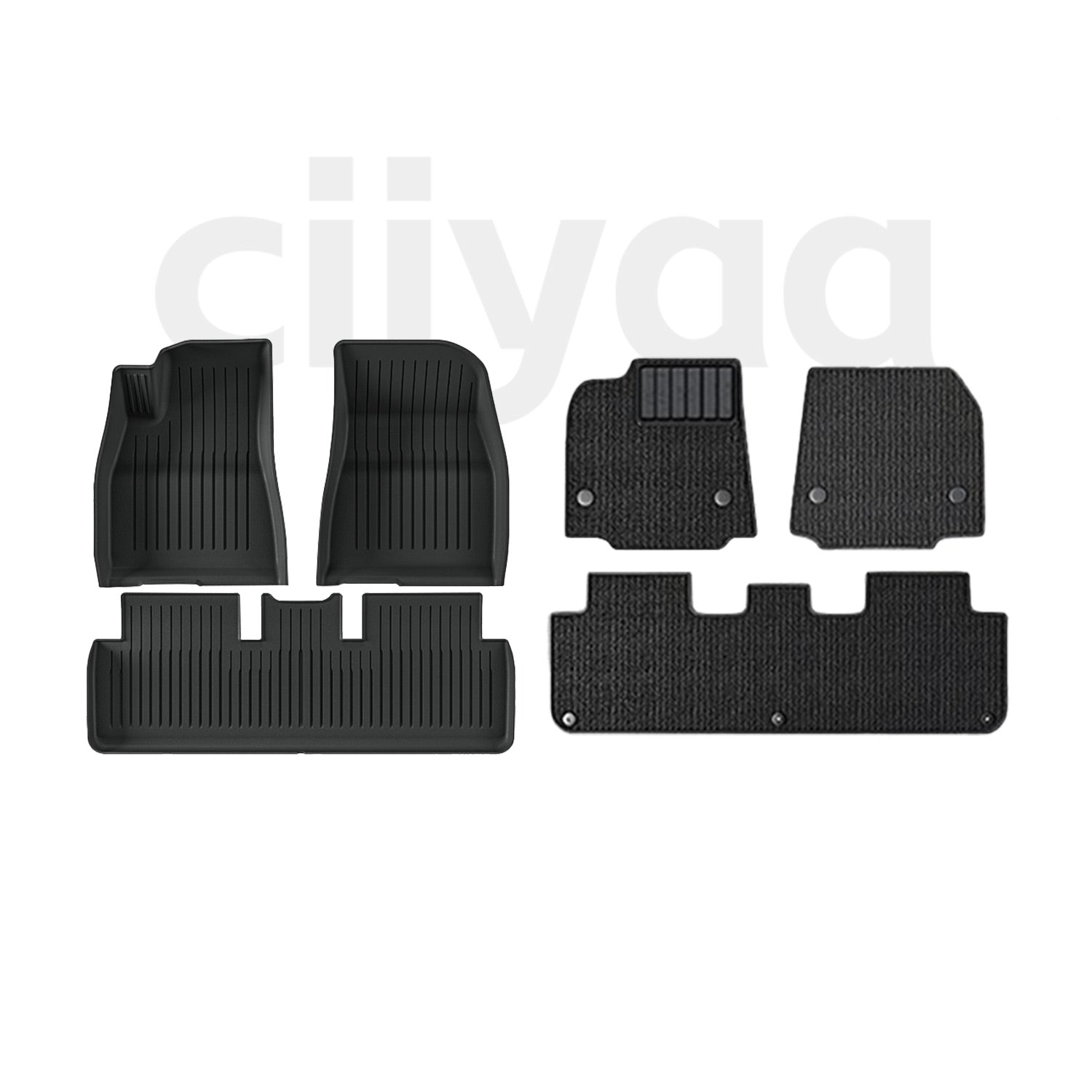 Heavy Duty Floor Mats for Tesla Model 3(21-26) / Y(20-26)