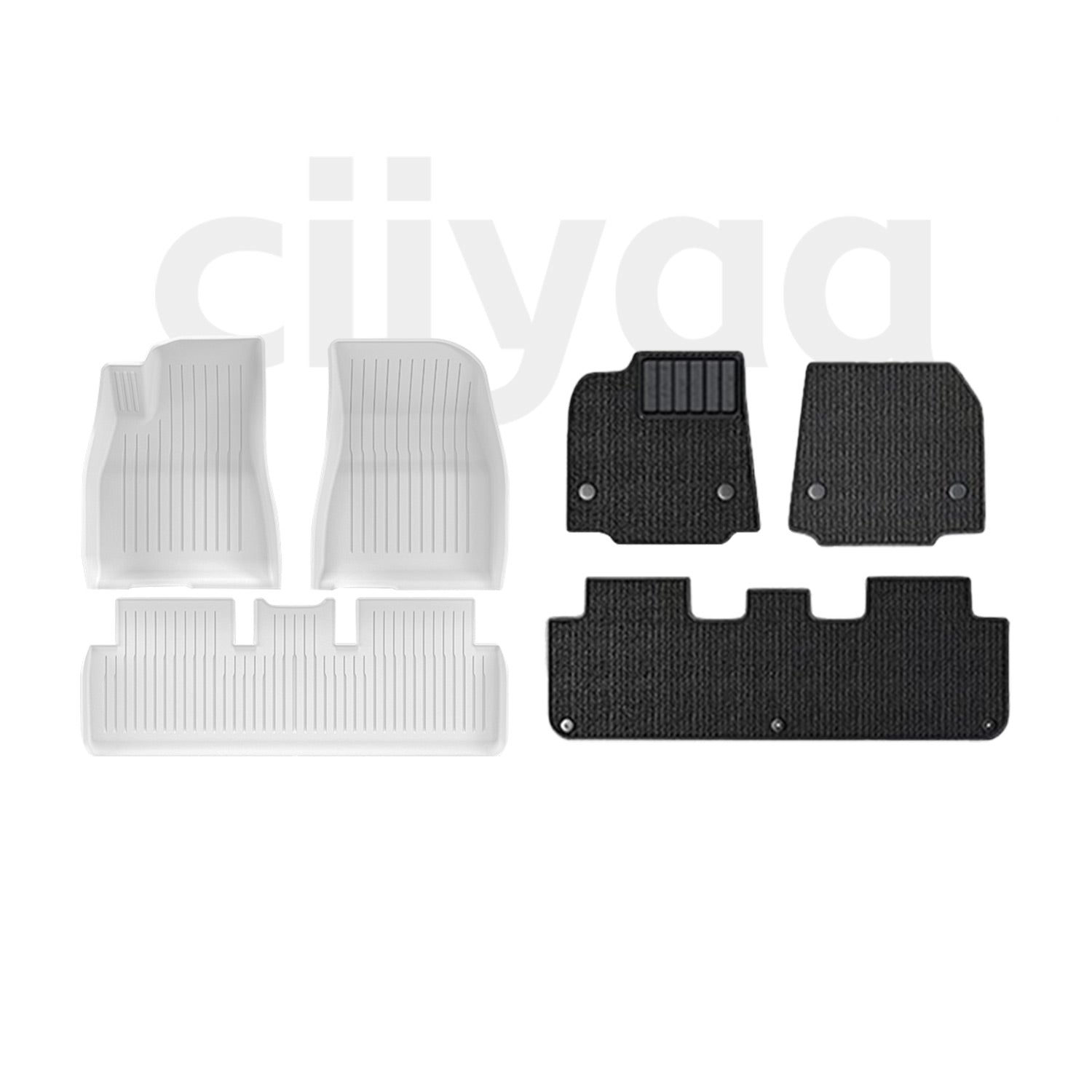 Heavy Duty Floor Mats for Tesla Model 3(21-26) / Y(20-26)