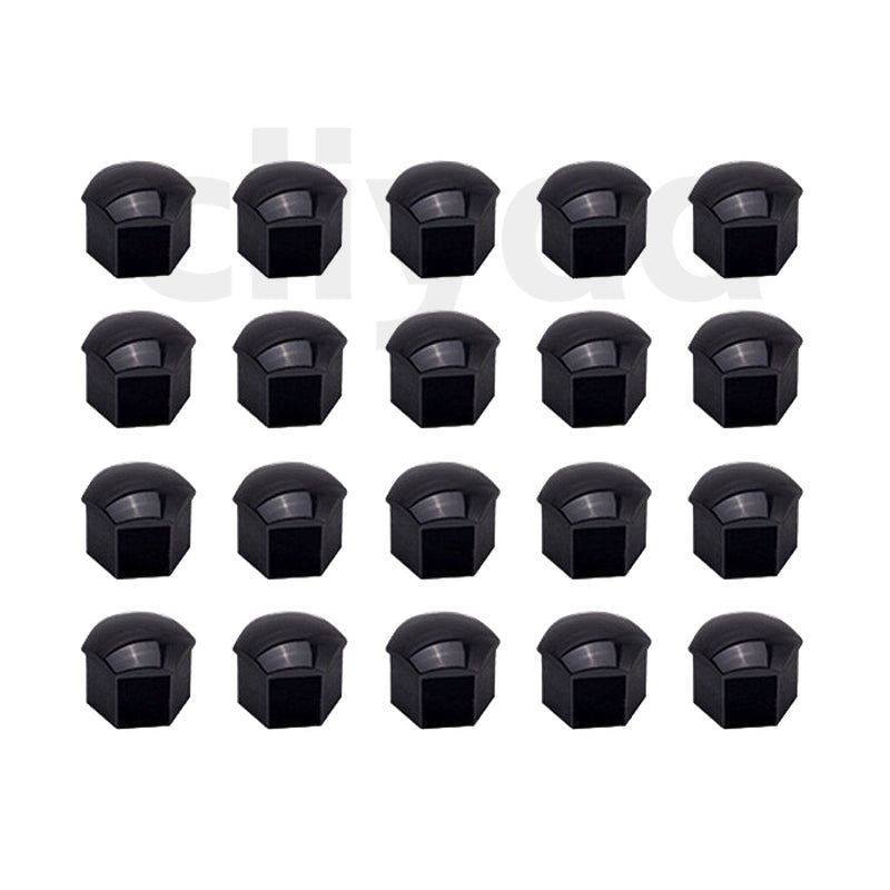 ciiyaa Wheel Center Hub Caps Lug Nut Covers for Tesla Model 3/Y/S/X All Years