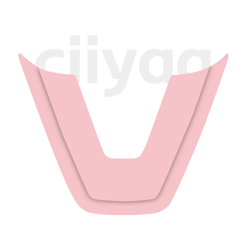 ciiyaa PureDeco Steering Wheel V Sticker for Tesla Model 3 Highland 24+ / Y Juniper 25+ / YL(25-26)