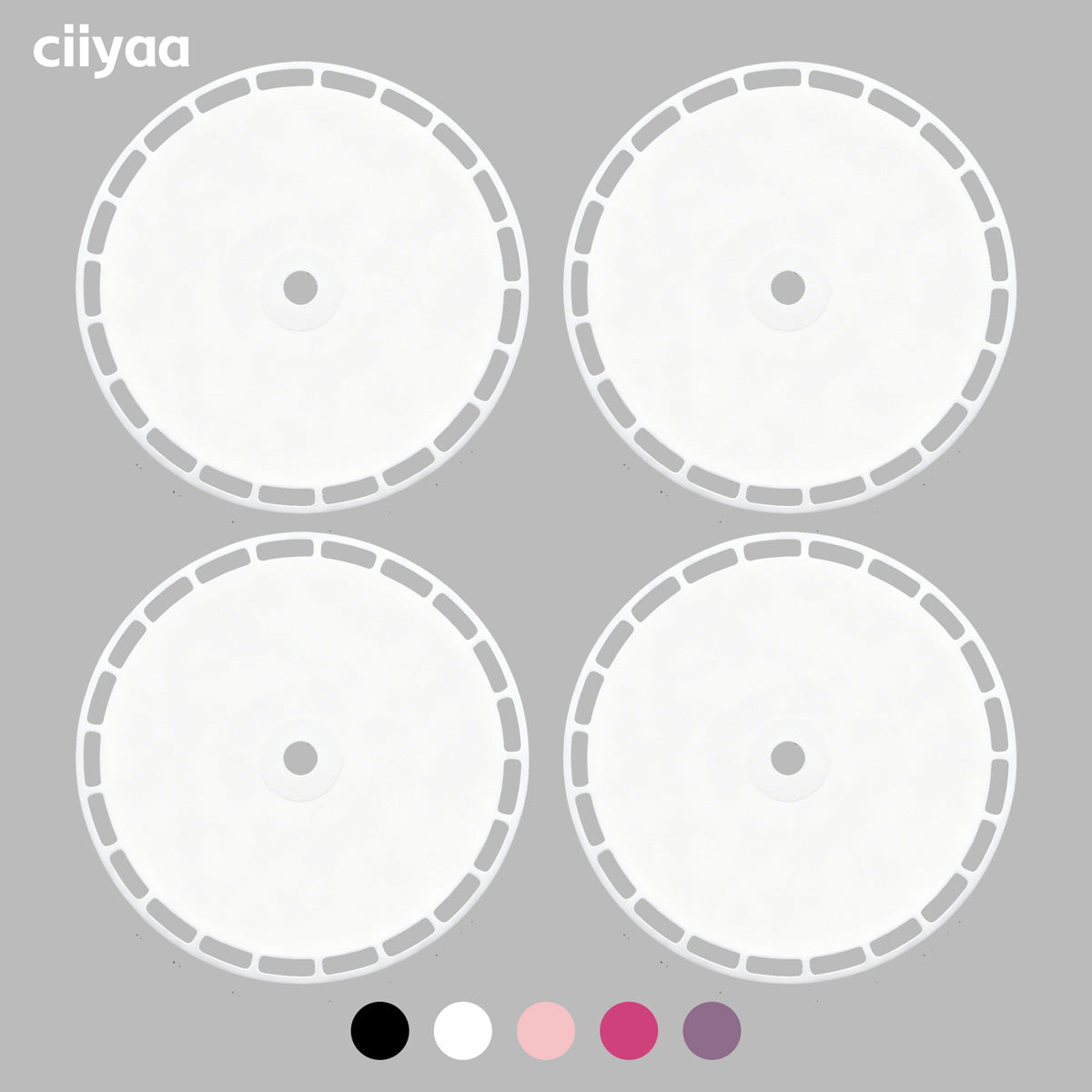 ciiyaa Pizza Wheel Covers  for Tesla Model 3(21-26) / Y(20-26) / YL(25-26)